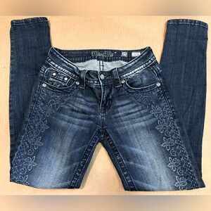 Miss Me MidRise Cuffed Skinny Jeans 25